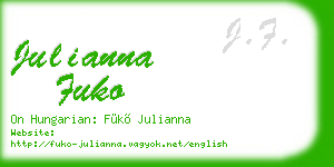 julianna fuko business card